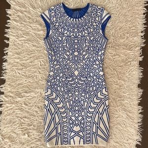 RVN Geo Signature bodycon dress